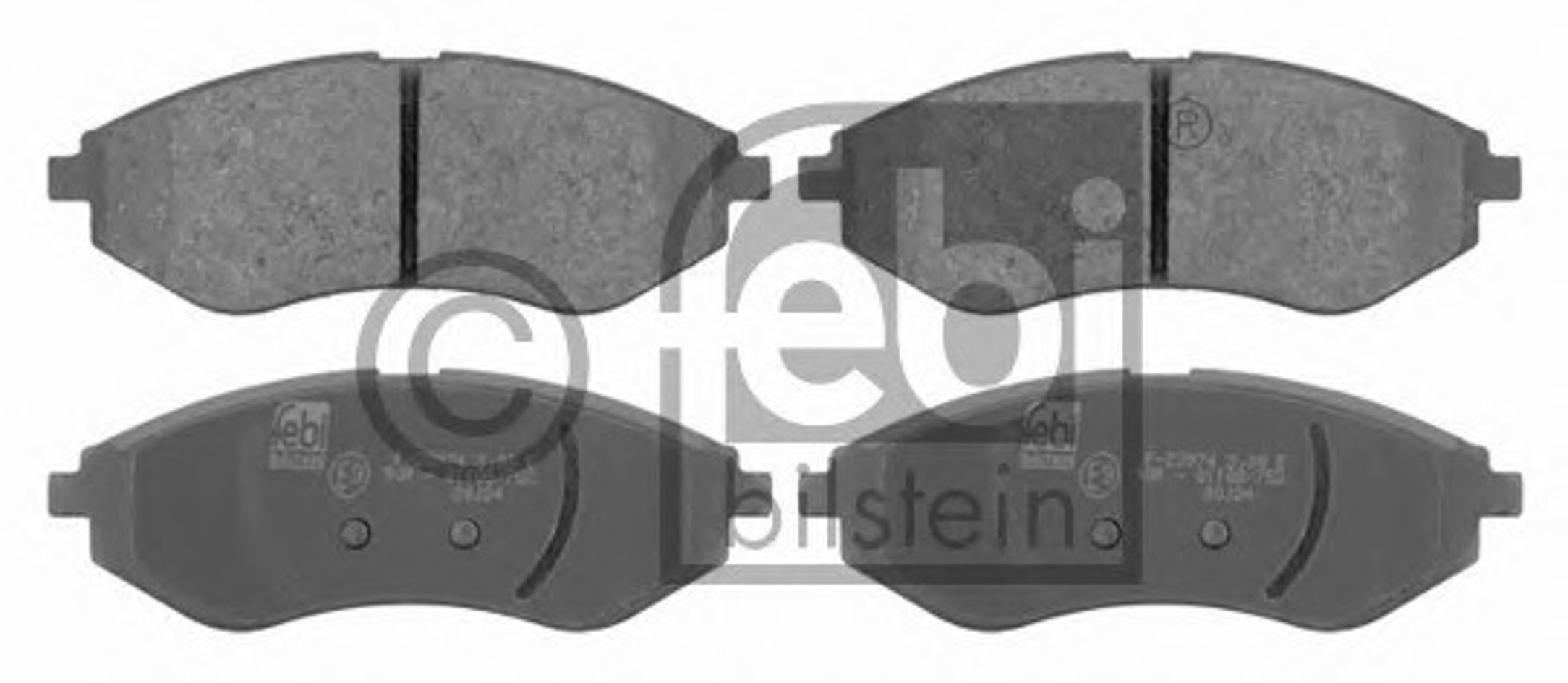 Комплект тормозных колодок дисковый тормоз FEBI BILSTEIN 16721