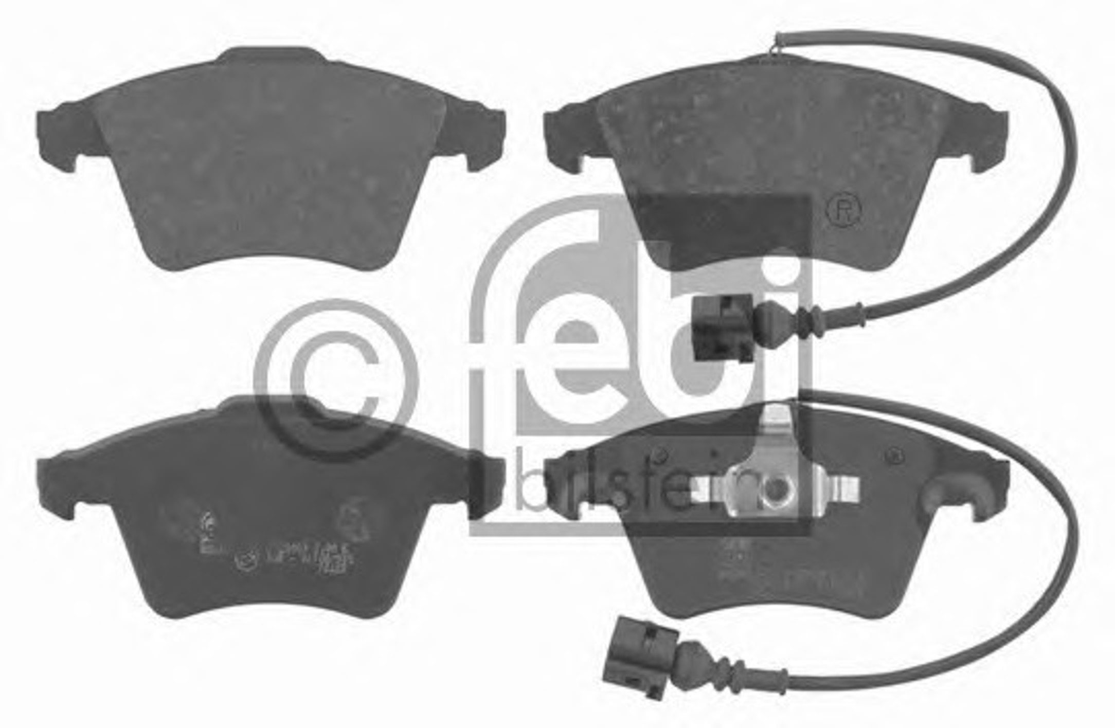 Колодки тормозные дисковые FEBI BILSTEIN 16733