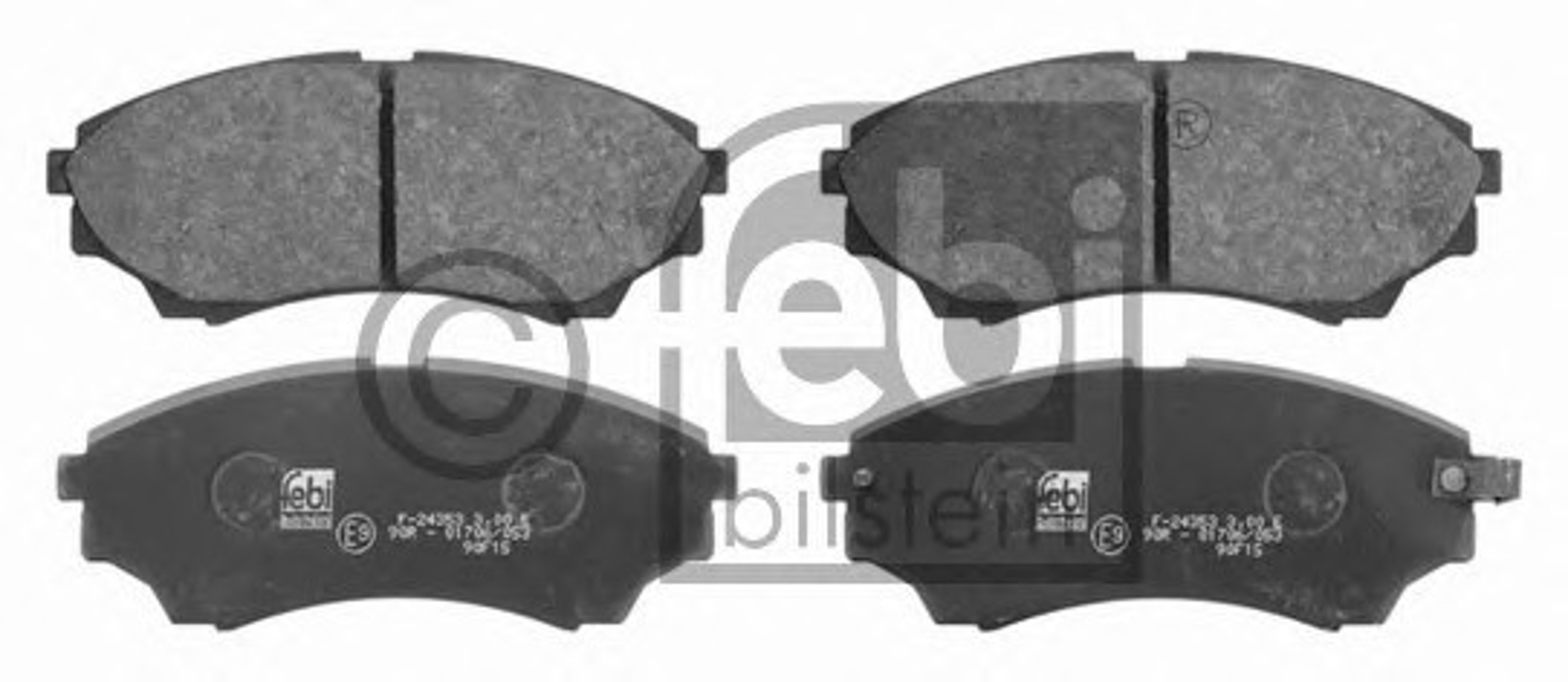 Колодки тормозные дисковые FEBI BILSTEIN 16739