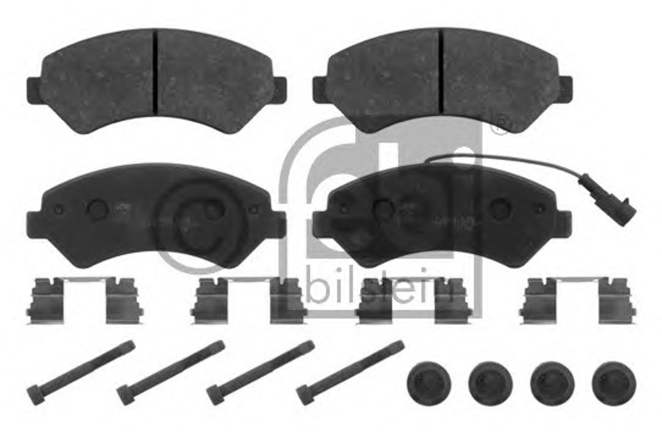 Колодки тормозные дисковые FEBI BILSTEIN 16840