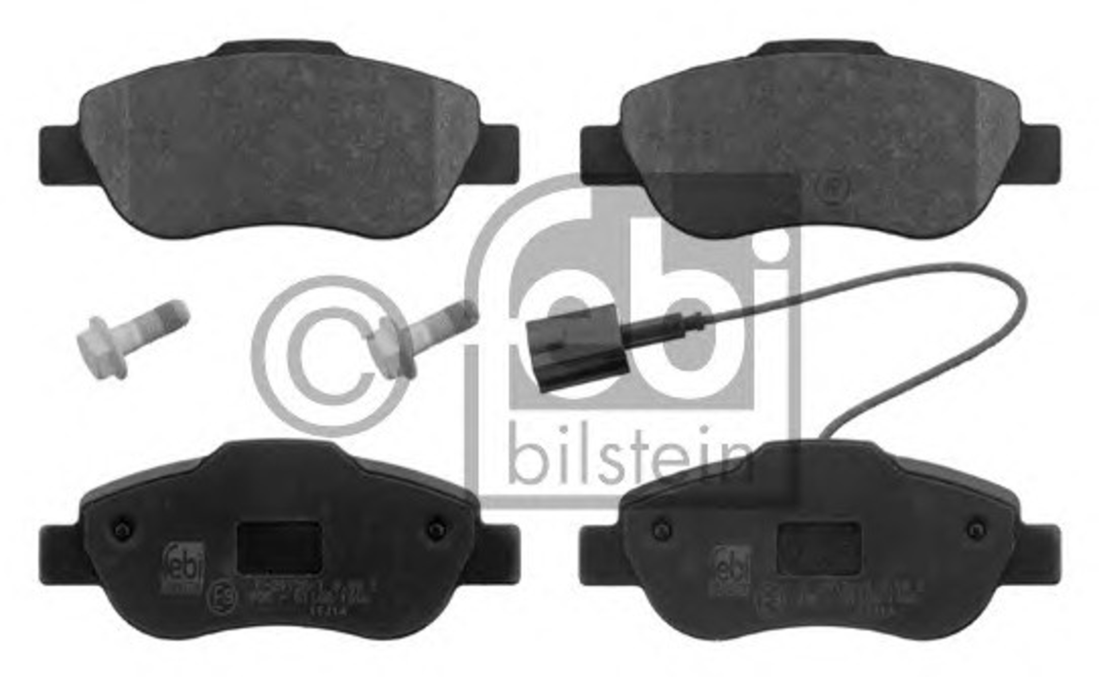 Колодки тормозные дисковые FEBI BILSTEIN 16841