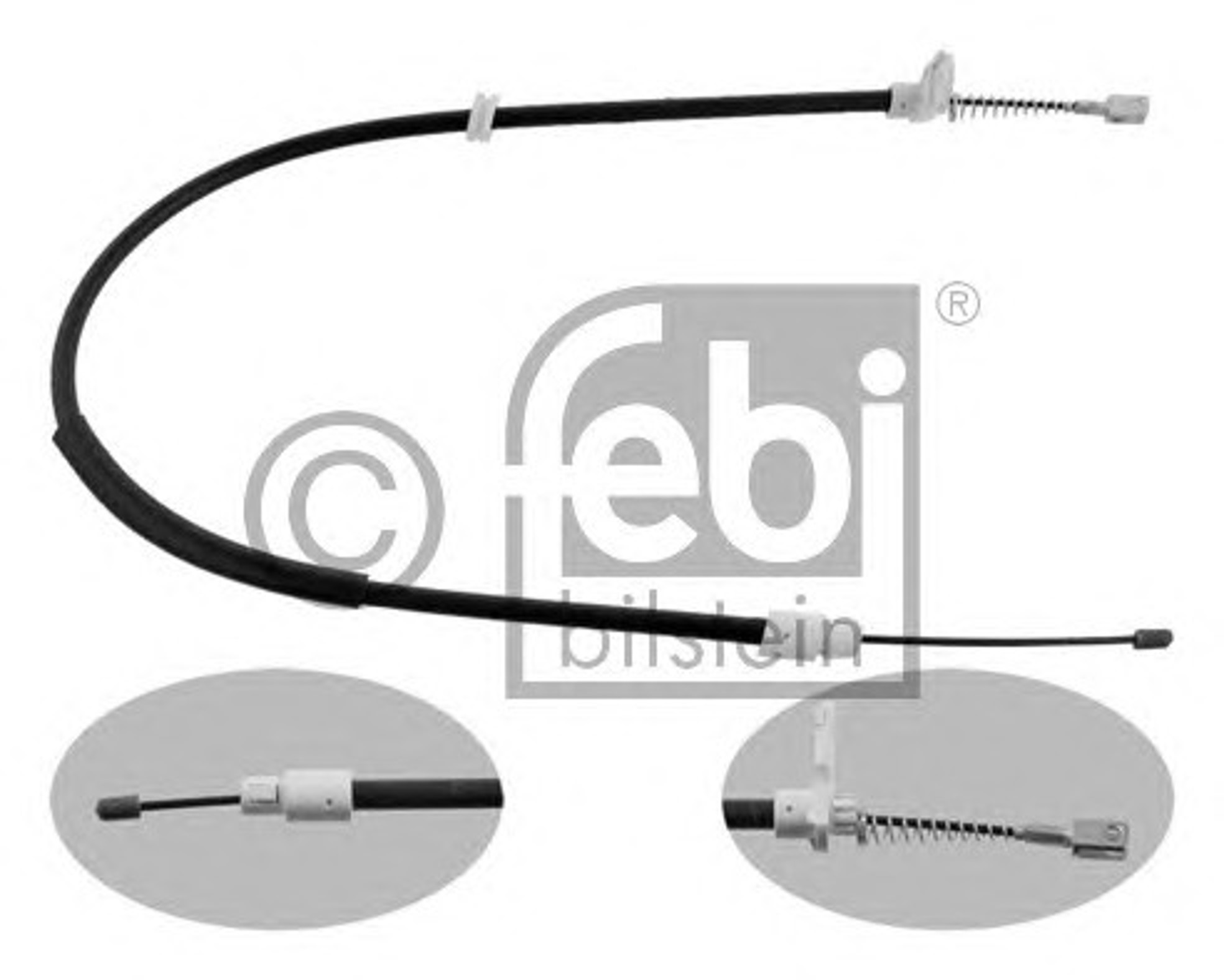 Трос стояночная тормозная система FEBI BILSTEIN 34912