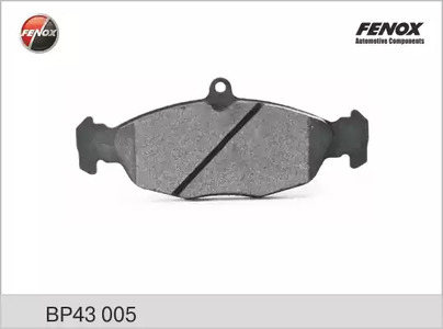 Комплект тормозных колодок дискового тормоза FENOX BP43005