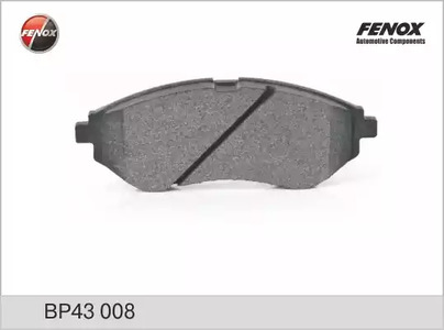 Комплект тормозных колодок дискового тормоза FENOX BP43008