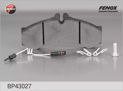 Комплект тормозных колодок дискового тормоза FENOX BP43027