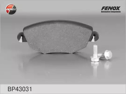 Комплект тормозных колодок дискового тормоз FENOX BP43031