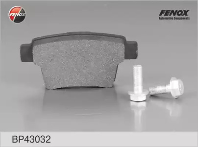Комплект тормозных колодок дискового тормоза FENOX BP43032