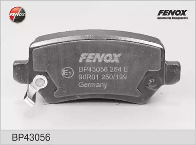 Комплект тормозных колодок дискового тормоза FENOX BP43056