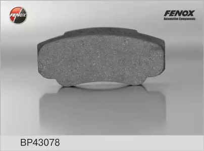 Комплект тормозных колодок дискового тормоза FENOX BP43078