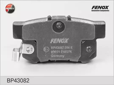 Комплект тормозных колодок дискового тормоз FENOX BP43082