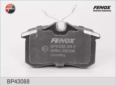 Комплект тормозных колодок дискового тормоз FENOX BP43088