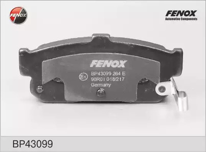 Комплект тормозных колодок дискового тормоза FENOX BP43099