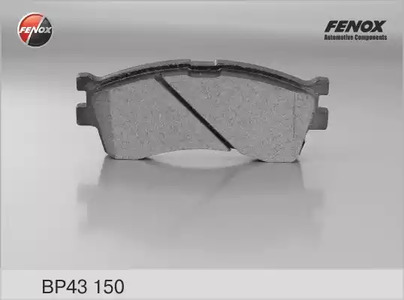 Комплект тормозных колодок дискового тормоза FENOX BP43150