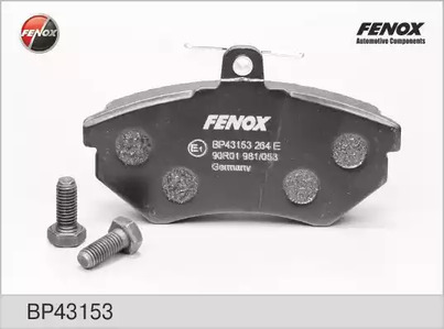 Комплект тормозных колодок дискового тормоз FENOX BP43153