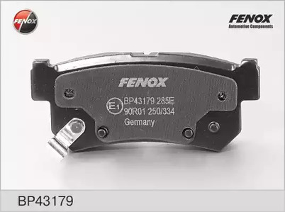 Комплект тормозных колодок дискового тормоза FENOX BP43179