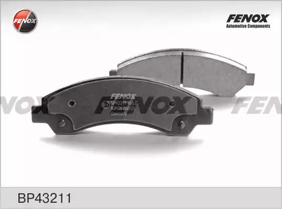 Тормозные колодки дисковые FENOX BP43211