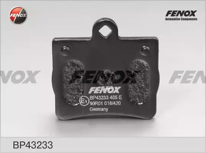 Комплект тормозных колодок дискового тормоза FENOX BP43233