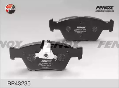 Комплект тормозных колодок дискового тормоза FENOX BP43235