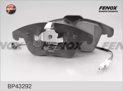 Комплект тормозных колодок дискового тормоза FENOX BP43292