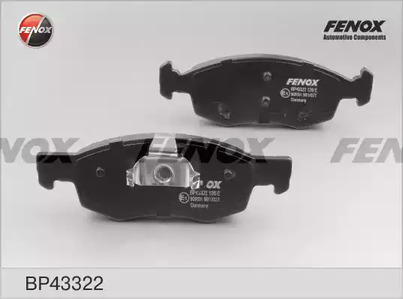 Комплект тормозных колодок дискового тормоз FENOX BP43322