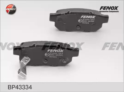 Комплект тормозных колодок дискового тормоз FENOX BP43334
