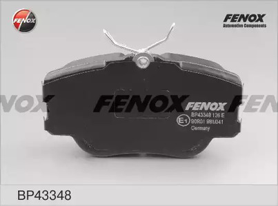 Комплект тормозных колодок дискового тормоз FENOX BP43348