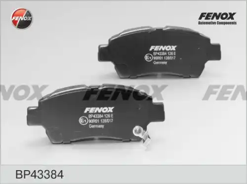 Тормозные колодки FENOX BP43384