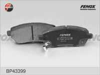 Колодки тормозные дисковые FENOX BP43399