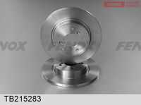 Диск тормозной nissan qashqai 14- зад FENOX TB215283