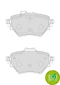 Дисковые тормозные колодки комплект FERODO FDB4680