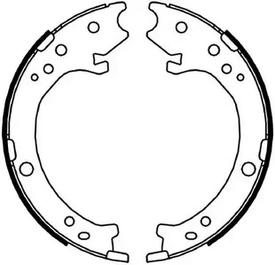 Колодки тормозные барабанные FERODO FSB4043