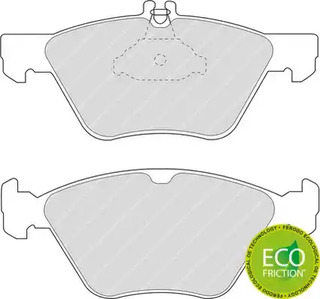 Тормозные колодки дисковые FERODO FDB1050