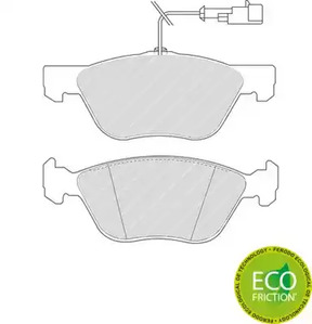 Колодки тормозные дисковые FERODO FDB1052