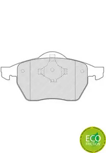 Комплект тормозных колодок дисковый тормоз premier eco friction