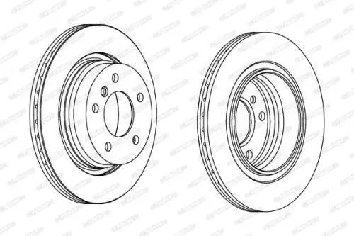 Тормозные диски FERODO DDF1073