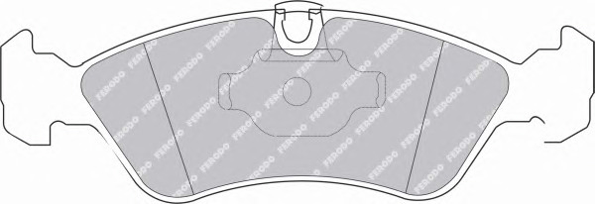 Тормозные колодки FERODO FDB1067