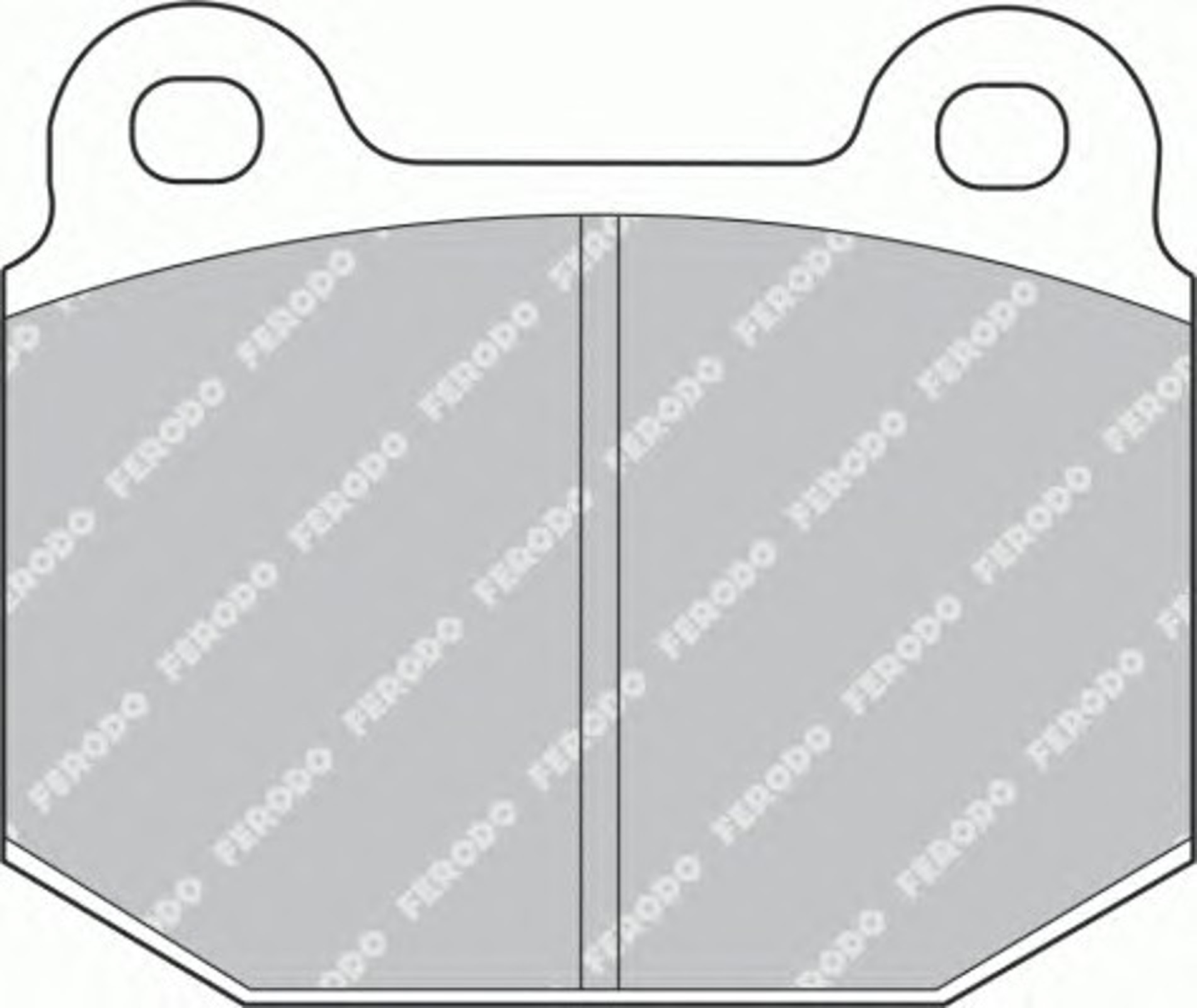 Колодки тормозные дисковые FERODO FDB116