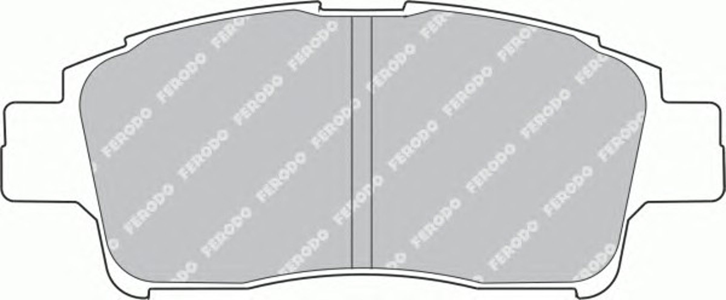 Колодки тормозные дисковые FERODO FDB1368