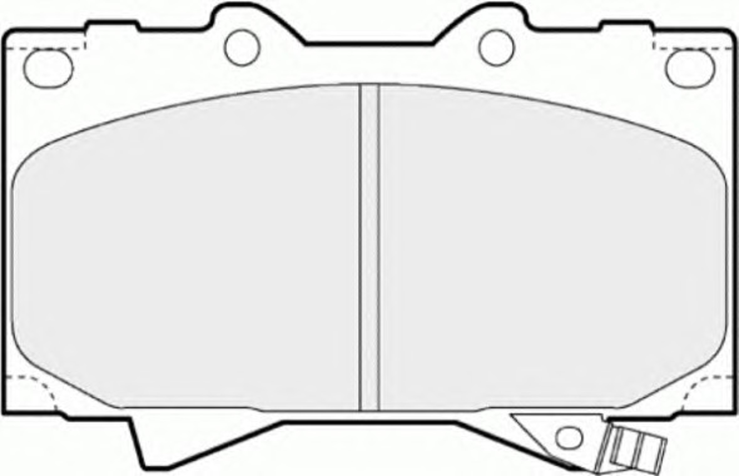 Колодки тормозные дисковые FERODO FDB1456