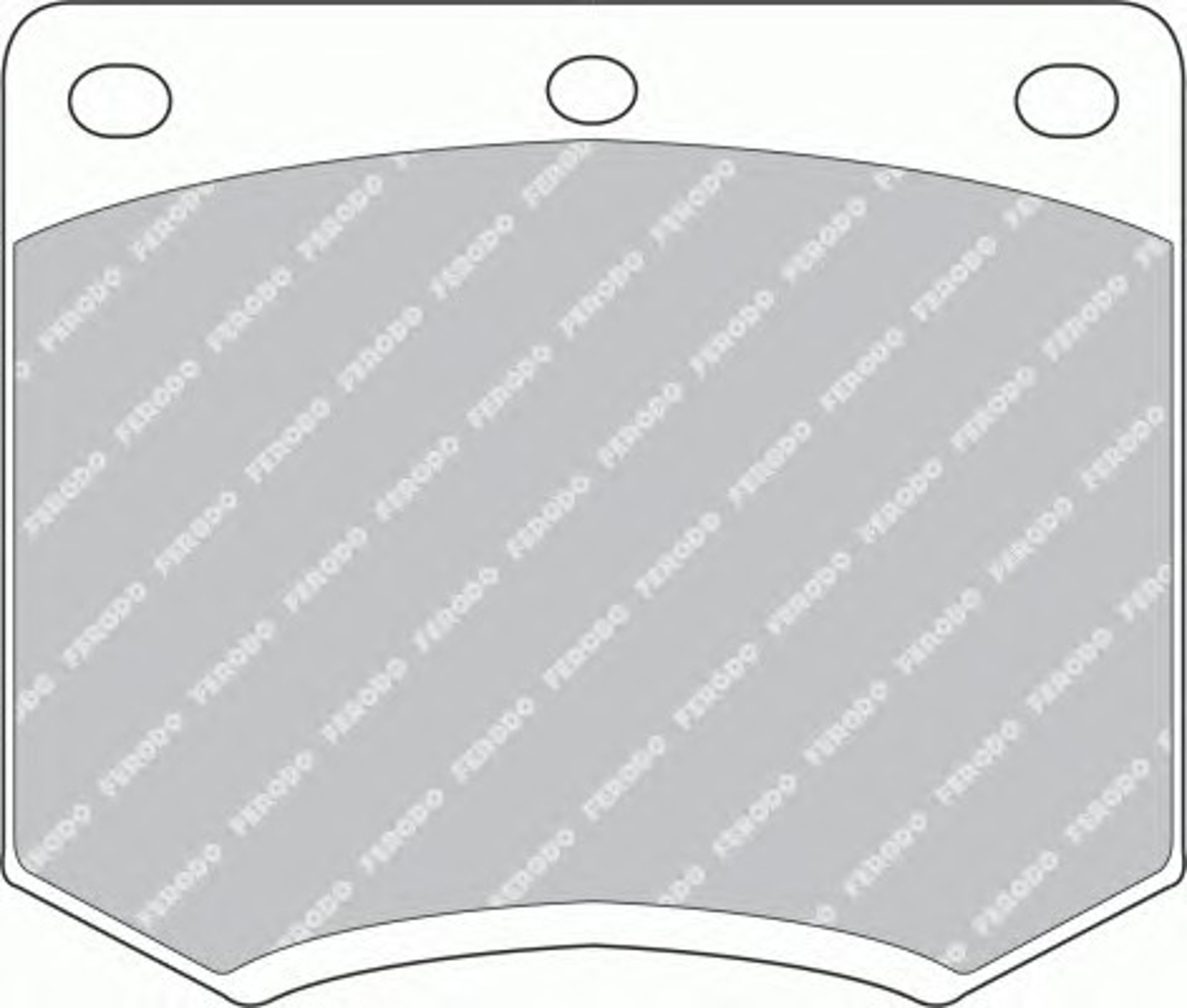 Колодки тормозные дисковые FERODO FDB167