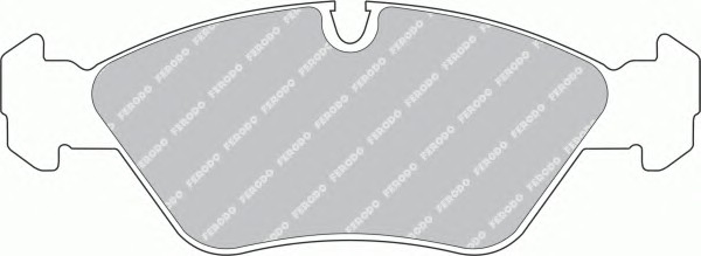 Колодки тормозные дисковые FERODO FDB256
