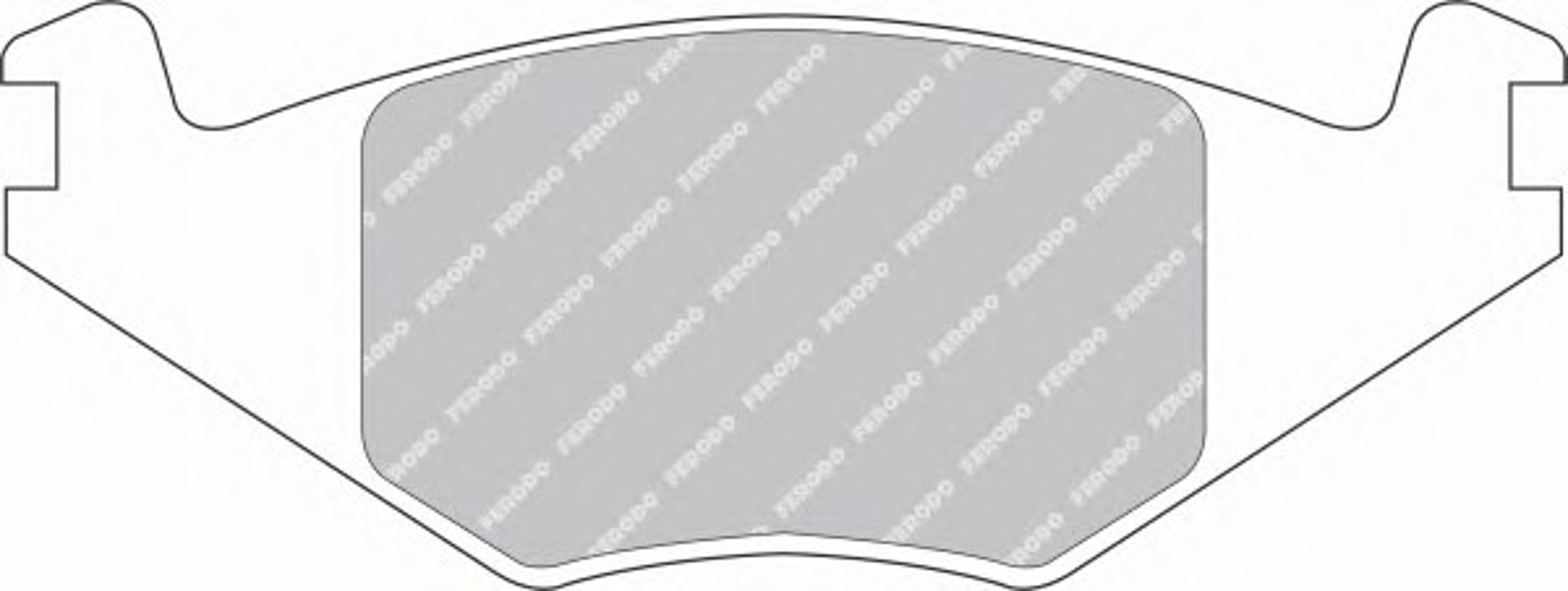 Колодки тормозные дисковые FERODO FDB385G