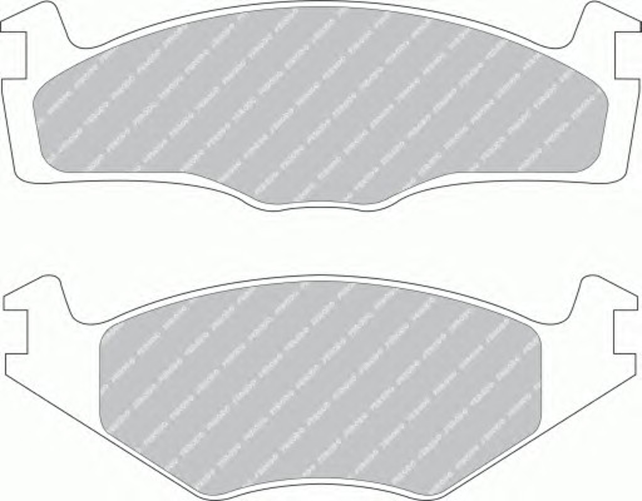 Колодки тормозные дисковые FERODO FDB392