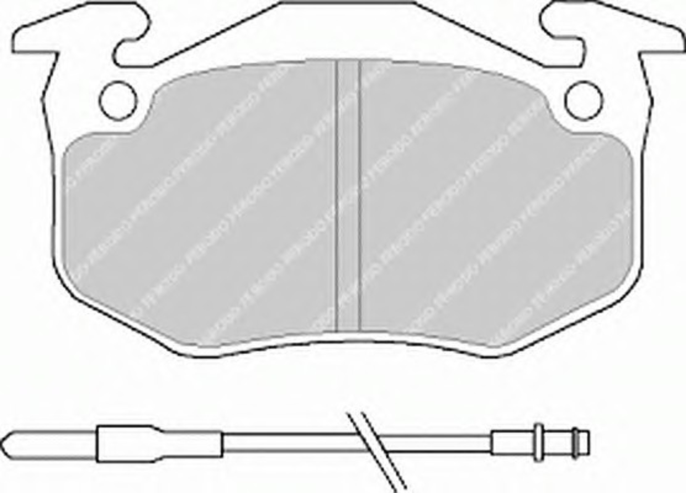 Колодки тормозные дисковые FERODO FDB440