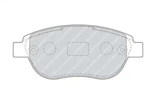 Fdb5028 fdb5028 1611140980 citroen c4 04- f FERODO FDB5028