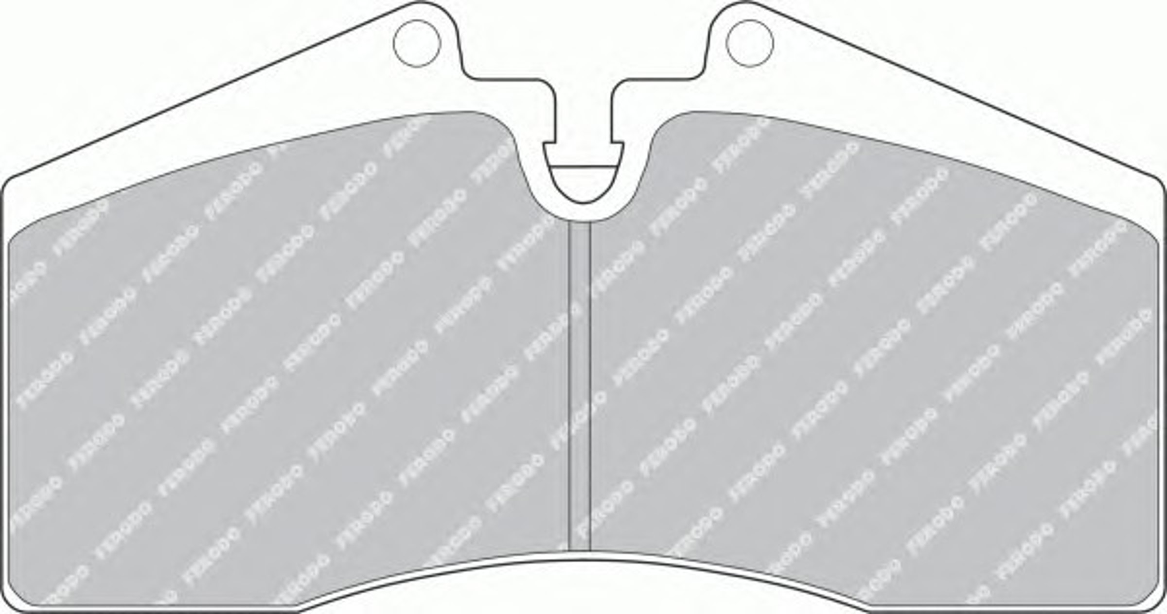 Колодки тормозные дисковые FERODO FDB560