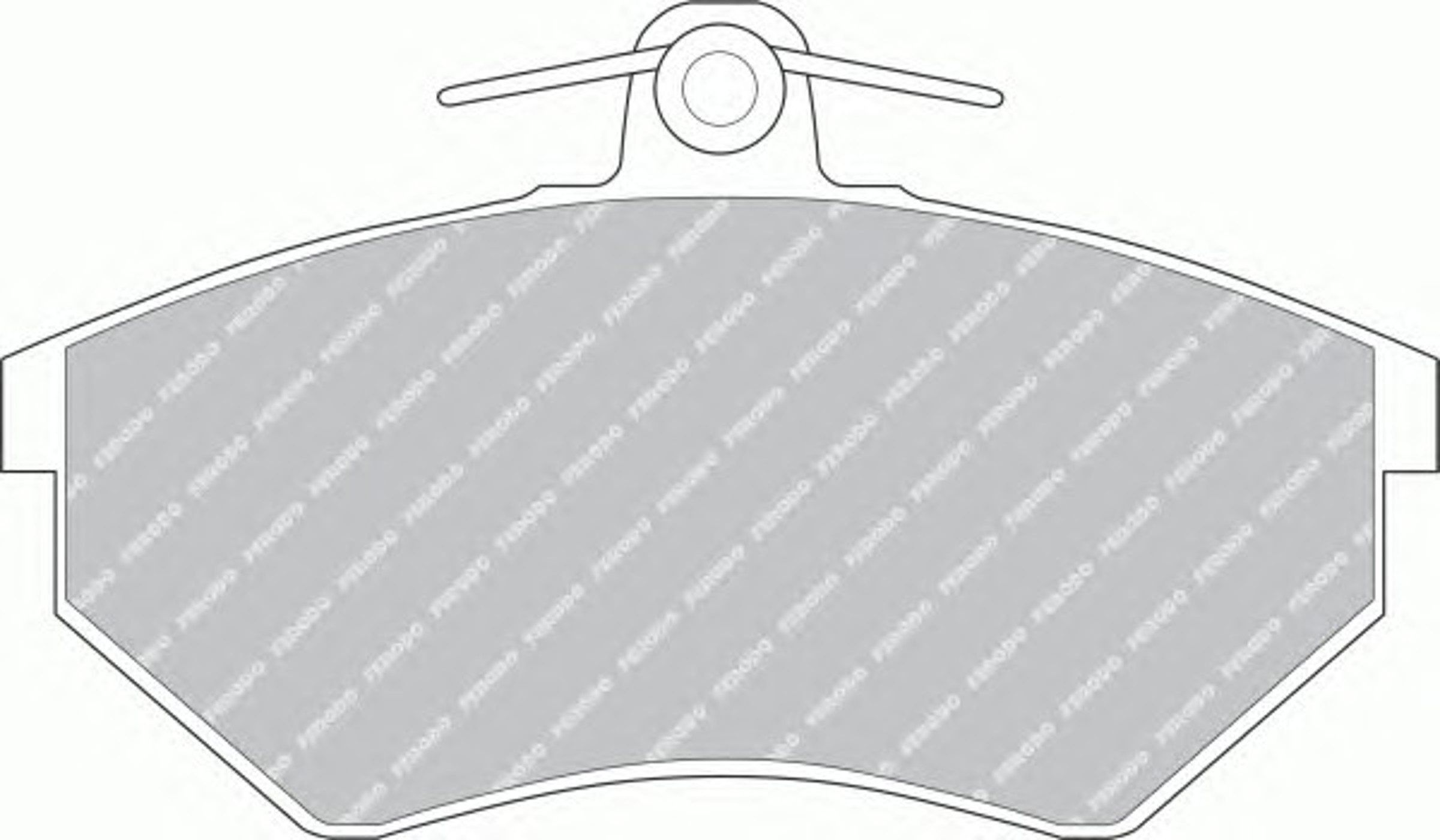 Колодки тормозные дисковые FERODO FDB774C