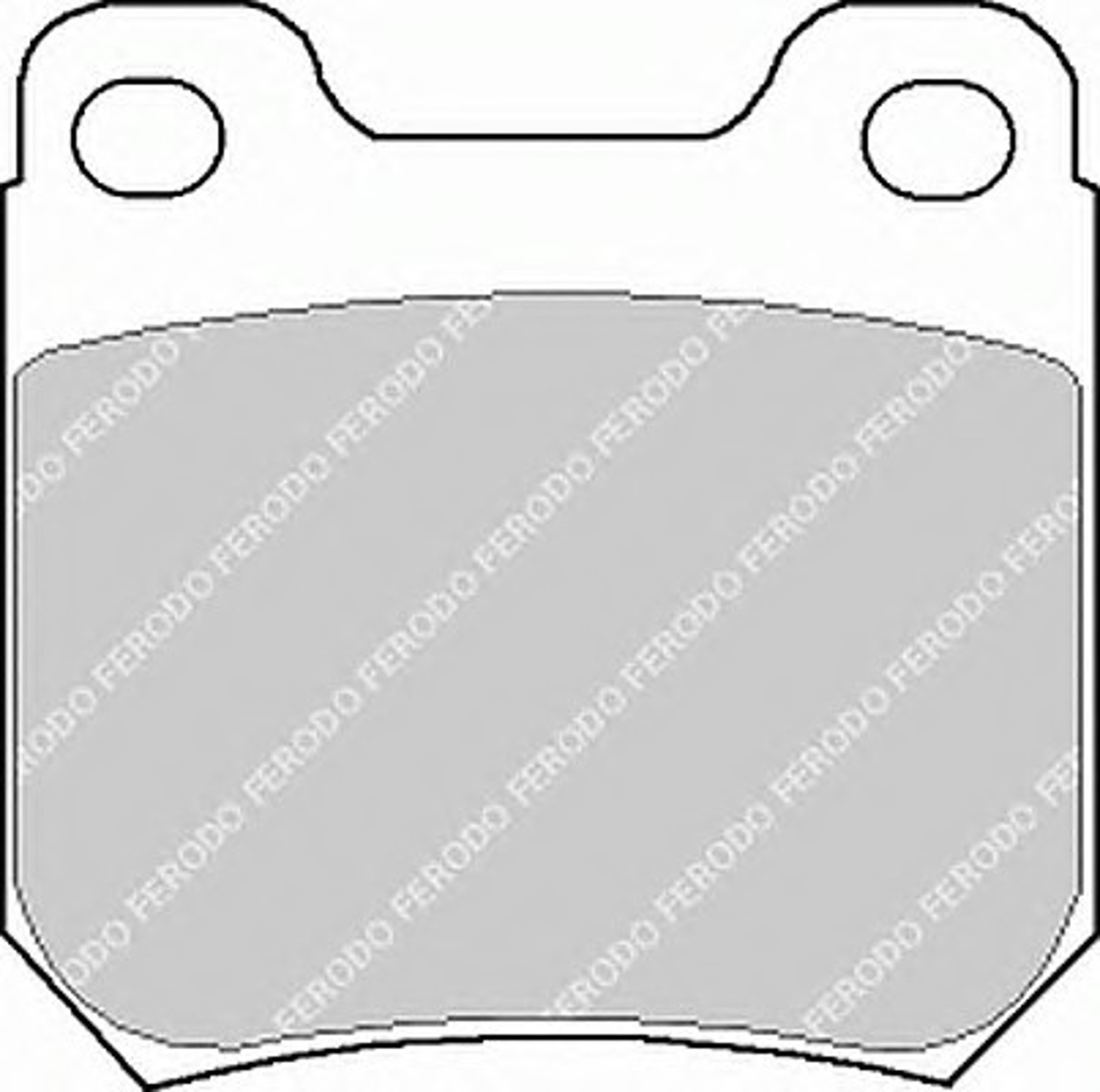 Колодки тормозные дисковые FERODO FDB973