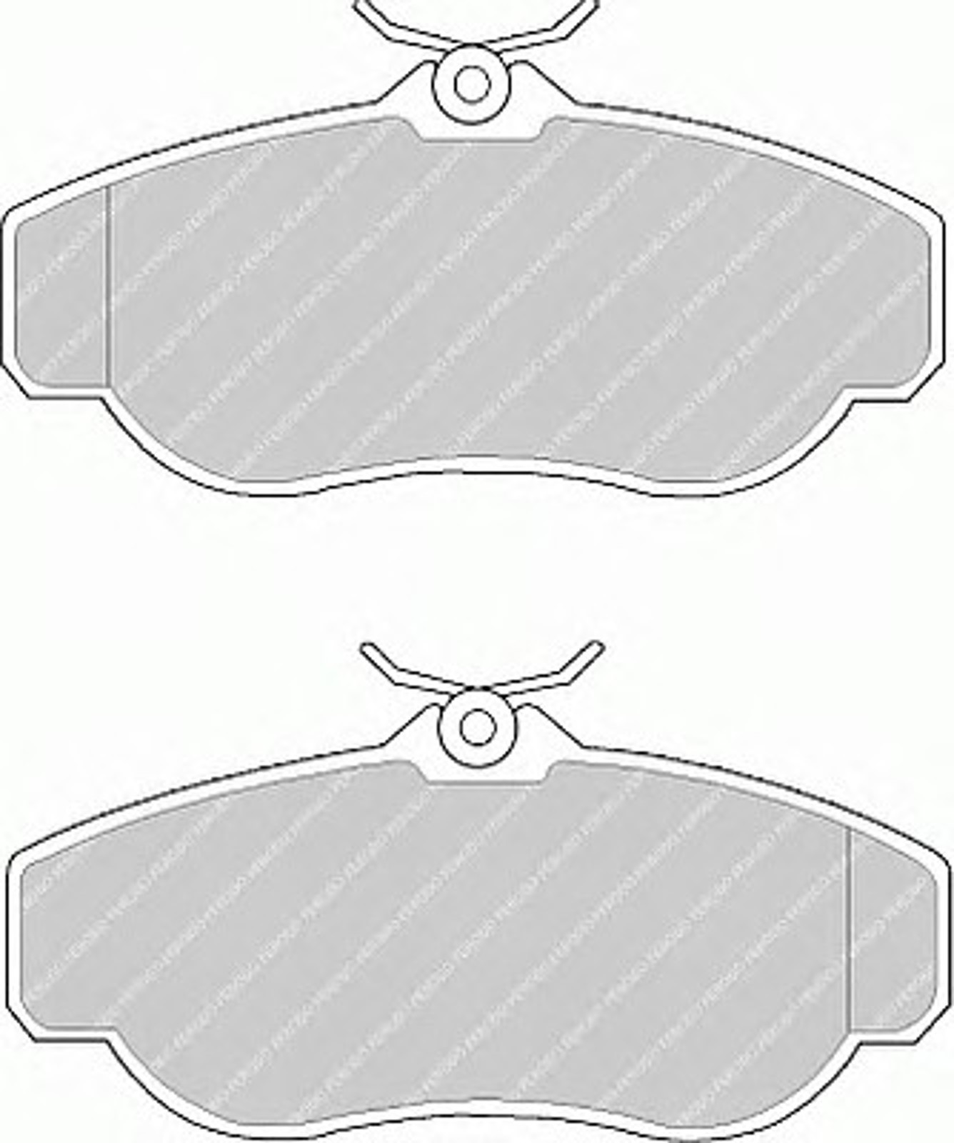 Колодки тормозные дисковые FERODO FDB980