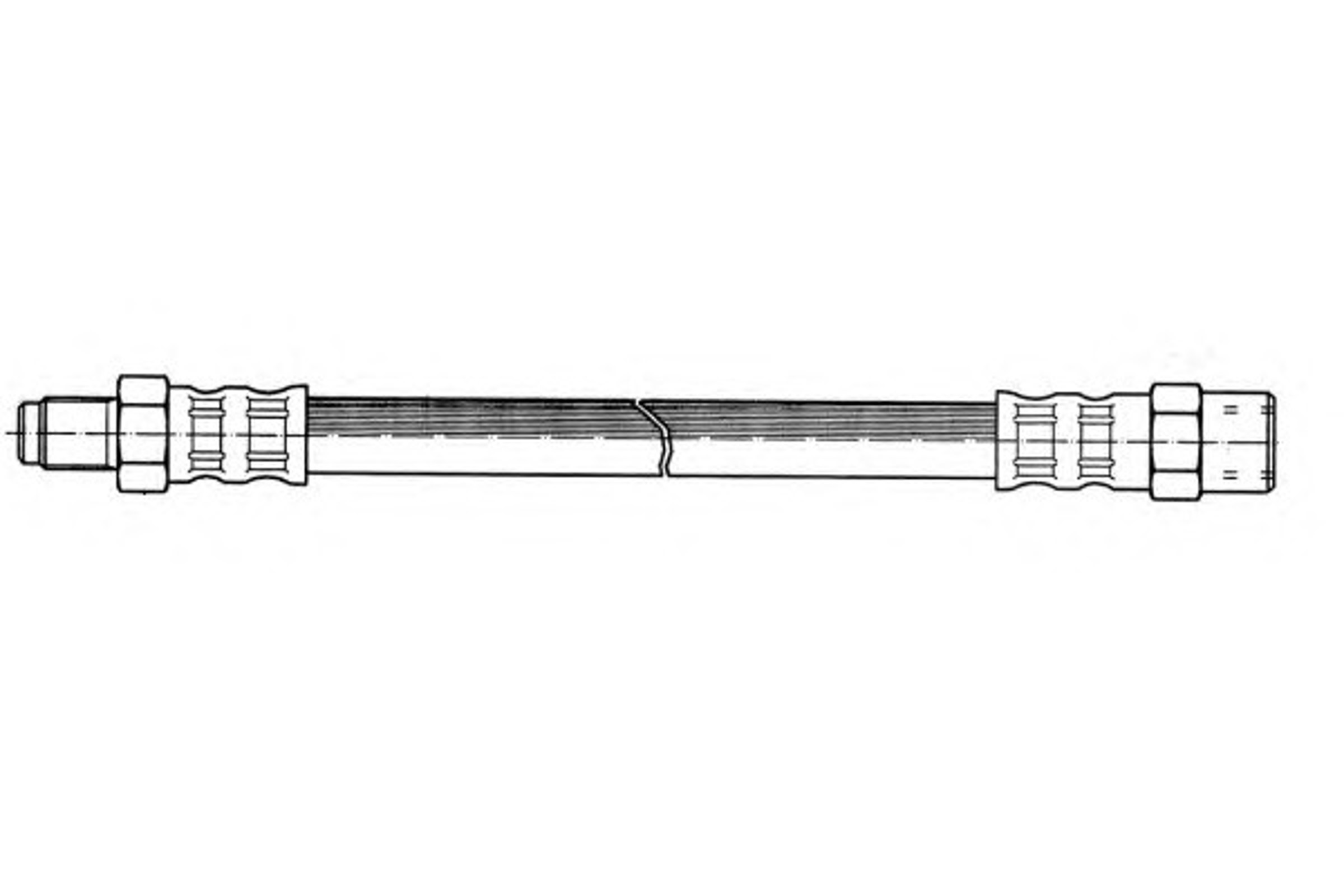 Шланг тормозной FERODO FHY2029